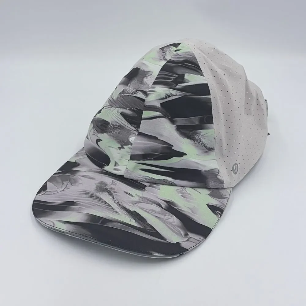 Lululemon Mens Fast and Free Running Hat Vent Paint Glide Multi